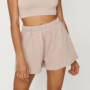 Garage Tan 80s Tennis Short, size S